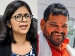 DCW Chairperson Swati Maliwal and BJP MP Brij Bhushan Sharan Singh. (File)