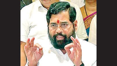 A portion of pandal set up for the state government’s outreach programme ‘Shasan Aplya Dari’ event collapsed at Jejuri in Pune district at around 3 am on Wednesday (HT FILE PHOTO)