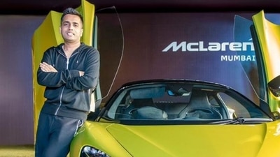 Abhishek Agarwal with his McLaren Artura supercar (Image courtesy: Viral Bhayani) Abhishek Agarwal with his McLaren Artura supercar (Image courtesy: Viral Bhayani)