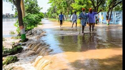About 10,000 people have been shifted to safer places from their waterlogged localities in Punjab over the past three days, officials said on Wednesday adding that the relief measures are going on war-footing in the state About 10,000 people have been shifted to safer places from their waterlogged localities in Punjab over the past three days, officials said on Wednesday adding that the relief measures are going on war-footing in the state