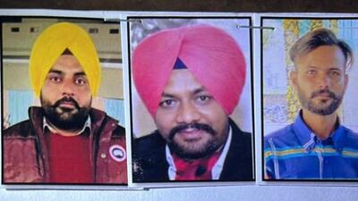 On Tuesday, bodies of his two friends, Harpreet Singh, 36, of Bhagomajra and Harmeet Singh, 45, of Kharar, were fished out from the rivulet near Jhampur, Kharar, but Gurpreet’s body could not be spotted. (HT Photo) On Tuesday, bodies of his two friends, Harpreet Singh, 36, of Bhagomajra and Harmeet Singh, 45, of Kharar, were fished out from the rivulet near Jhampur, Kharar, but Gurpreet’s body could not be spotted. (HT Photo)