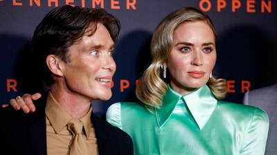 Cillian Murphy plays J. Robert Oppenheimer, called the Father of the Atom Bomb, and Emily Blunt plays Katherine "Kitty" Oppenheimer in the film. It has received positive reviews from those who have already watched the film.&nbsp; (REUTERS)