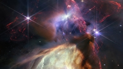 The Rho Ophiuchi cloud complex, the closest star-forming region to Earth, is seen in a composite of separate exposures acquired by the James Webb Space Telescope using the NIRCam instrument released July 12, 2023.   NASA, ESA, CSA, STScI, Klaus Pontoppidan and Alyssa Pagan/Handout via REUTERS THIS IMAGE HAS BEEN SUPPLIED BY A THIRD PARTY. (via REUTERS)