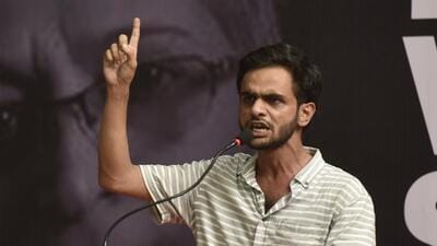 Student activist Umar Khalid petitioned the Supreme Court for bail in April after the Delhi high court rejected his bail plea on October 18 last year. (HT File Photo)
