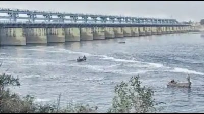The Ganga Barrage in Kanpur (HT File Photo)
