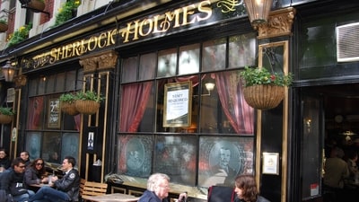 The Sherlock Holmes pub in St James’s, London (Breznay Andras/Wikimedia Commons) The Sherlock Holmes pub in St James’s, London (Breznay Andras/Wikimedia Commons)