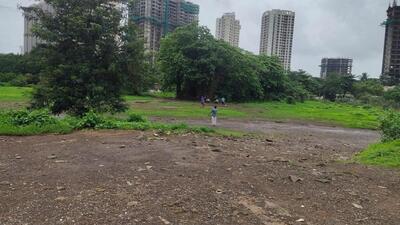 The open area near Little Flower high school in Thane in Mumbai, India on Wednesday, July 12, 2023. (Praful Gangurde/HT PHOTO)