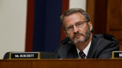 Rep. Tim Burchett lawmaker from Tennessee and a member of the House Oversight Committee involved in UFO hearings. (Getty Images via AFP) Rep. Tim Burchett lawmaker from Tennessee and a member of the House Oversight Committee involved in UFO hearings. (Getty Images via AFP)