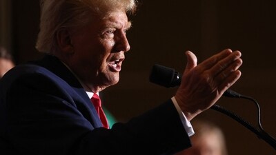 Former US president Donald Trump speaks to supporters during a campaign event. (AFP) Former US president Donald Trump speaks to supporters during a campaign event. (AFP)