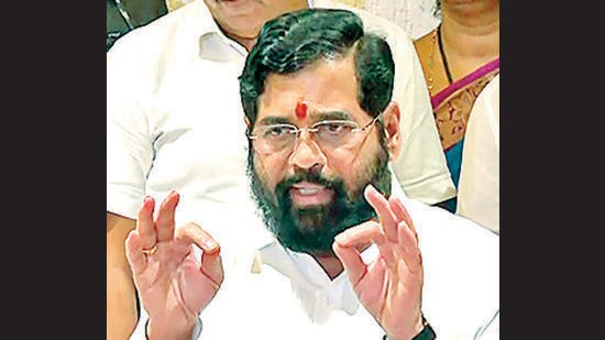 A portion of pandal set up for the state government’s outreach programme ‘Shasan Aplya Dari’ event collapsed at Jejuri in Pune district at around 3 am on Wednesday (HT FILE PHOTO)