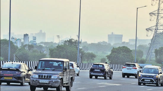 Motorists seen driving/riding on the wrong side of the roads in Delhi, Gurugram and Noida on Wednesday. (Parveen Kumar/ HT Photo)