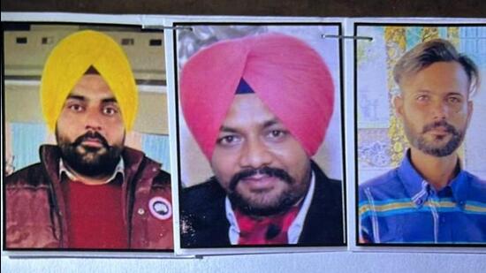 On Tuesday, bodies of his two friends, Harpreet Singh, 36, of Bhagomajra and Harmeet Singh, 45, of Kharar, were fished out from the rivulet near Jhampur, Kharar, but Gurpreet’s body could not be spotted. (HT Photo)