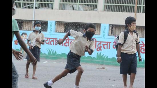 The civic body also plans to recruit staff for these 64 schools that has around 14,000 students. (HT PHOTO)