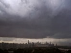 Chicago Weather: Storm clouds pass over downtown Chicago and the Bronzeville neighborhood of the city. Chicago Weather: Storm clouds pass over downtown Chicago and the Bronzeville neighborhood of the city.