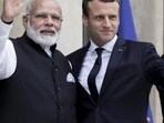 Indian Prime Minister Narendra Modi with French President Emmanuel Macron. (File) Indian Prime Minister Narendra Modi with French President Emmanuel Macron. (File)
