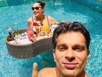 bipasha_basu_karan_singh_grover_floating_breakfast