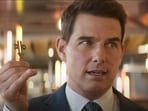 Tom Cruise in a still from Mission: Impossible – Dead Reckoning Part One. Tom Cruise in a still from Mission: Impossible – Dead Reckoning Part One.