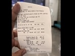 The journalist shared this invoice after he paid <span class='webrupee'>₹</span>820 for regular cheese popcorn and Pepsi at a PVR in Noida. The journalist shared this invoice after he paid <span class='webrupee'>₹</span>820 for regular cheese popcorn and Pepsi at a PVR in Noida.
