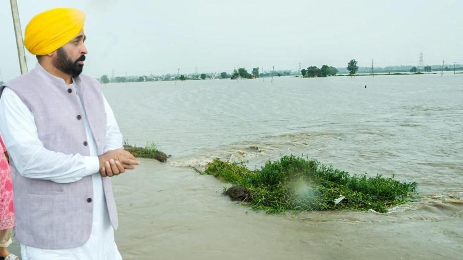 Punjab floods: Ghaggar river breaches all-time record, overflows in Sangrur - Vimarsana News