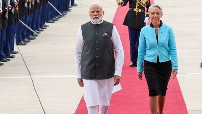 Expansion of bilateral defence ties is expected to be a key focus of Prime Minister Modi's talks with French President Emmanuel Macron. Expansion of bilateral defence ties is expected to be a key focus of Prime Minister Modi's talks with French President Emmanuel Macron.