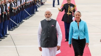 Expansion of bilateral defence ties is expected to be a key focus of Prime Minister Modi's talks with French President Emmanuel Macron. (HT File) Expansion of bilateral defence ties is expected to be a key focus of Prime Minister Modi's talks with French President Emmanuel Macron. (HT File)