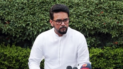Union Minister Anurag Thakur (ANI) Union Minister Anurag Thakur (ANI)