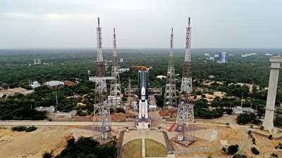 Tirupati, July 11 (ANI): Indian Space Research Organisation (ISRO) completes the 'launch rehearsal' for Chandrayaan-3, which will be launched from Satish Dhawan Space Centre, Sriharikota, on July 14th. (ANI Photo) (ISRO Twitter) Tirupati, July 11 (ANI): Indian Space Research Organisation (ISRO) completes the 'launch rehearsal' for Chandrayaan-3, which will be launched from Satish Dhawan Space Centre, Sriharikota, on July 14th. (ANI Photo) (ISRO Twitter)