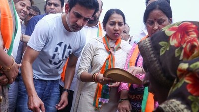 Nothing is free in Delhi, BJP MP Gautam Gambhir tweeted as Delhi roads went under water on Thursday. Nothing is free in Delhi, BJP MP Gautam Gambhir tweeted as Delhi roads went under water on Thursday.