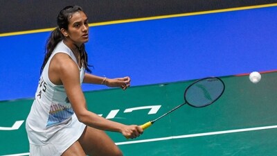 India's PV Sindhu in action (AFP) India's PV Sindhu in action (AFP)