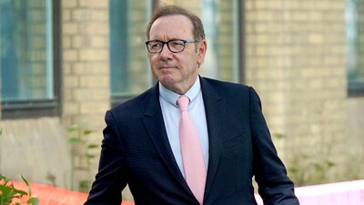 Kevin Spacey leaves Southwark Crown Court, London, Wednesday July 12, 2023 (Yui Mok/PA via AP) (AP) Kevin Spacey leaves Southwark Crown Court, London, Wednesday July 12, 2023 (Yui Mok/PA via AP) (AP)