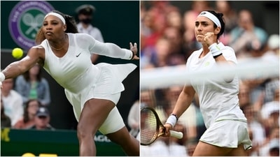Ons Jabeur (R) repeated Serena Williams (R) key Wimbledon feat, showcasing her consistency at Wimbledon (File/AFP) Ons Jabeur (R) repeated Serena Williams (R) key Wimbledon feat, showcasing her consistency at Wimbledon (File/AFP)