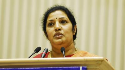 Former union minister Daggubati Purandeswari, who took over as the president of Andhra Pradesh BJP unit on Thursday, Accusing the Jagan government of rebranding the central government schemes as its own. (MINT Archive) Former union minister Daggubati Purandeswari, who took over as the president of Andhra Pradesh BJP unit on Thursday, Accusing the Jagan government of rebranding the central government schemes as its own. (MINT Archive)