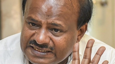 JD(S) leader HD Kumaraswamy. (PTI) JD(S) leader HD Kumaraswamy. (PTI)