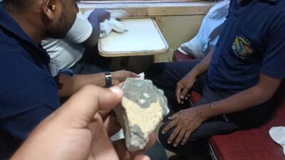 Stone was hurled at AC coach B2 of the train (HT Photo/Sourced)
