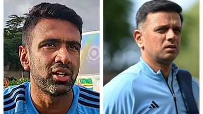 Ravichandran Ashwin and Rahul Dravid Ravichandran Ashwin and Rahul Dravid