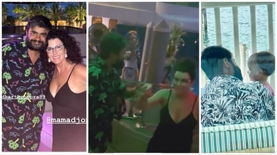 Siddharth Chopra and Denise Jonas celebrated their birthday together on Wednesday. Siddharth Chopra and Denise Jonas celebrated their birthday together on Wednesday.