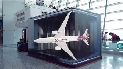 The showstopper of this celebration included an anamorphic 3D display at Delhi, Mumbai and Bengaluru airports. The showstopper of this celebration included an anamorphic 3D display at Delhi, Mumbai and Bengaluru airports.