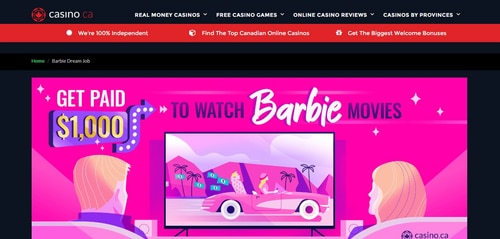 Snapshot of job posting by Casino.ca (Image/@casino.ca) Snapshot of job posting by Casino.ca (Image/@casino.ca)