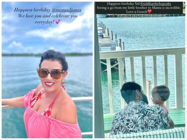 Priyanka Chopra's post for Denise Jonas and Siddharth Chopra. Priyanka Chopra's post for Denise Jonas and Siddharth Chopra.