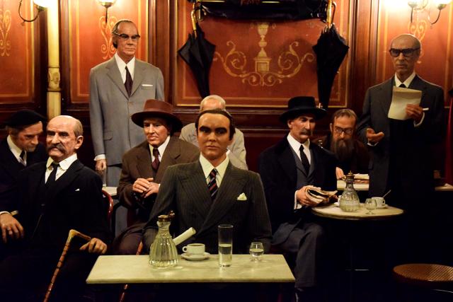 Federico Garcia Lorca amid figures of other prominent authors at the wax museum in Madrid, Spain. (Javi Az/Shutterstock) Federico Garcia Lorca amid figures of other prominent authors at the wax museum in Madrid, Spain. (Javi Az/Shutterstock)