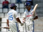 Rohit Sharma and Yashasvi Jaiswal added 229 runs for India's opening wicket.