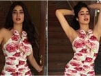Janhvi Kapoor makes internet go Uff with her viral pics in floral bust cut-out dress. Janhvi Kapoor makes internet go Uff with her viral pics in floral bust cut-out dress.
