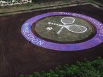 The biggest Wimbledon logo The biggest Wimbledon logo