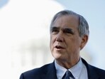 The resolution was introduced by Oregon’s Jeff Merkley (in pic) and Tennessee’s Bill Haggerty, and co-sponsored by Texas’s John Cornyn, Virginia’s Tim Kaine, and Maryland’s Chris Van Hollen.(AFP) The resolution was introduced by Oregon’s Jeff Merkley (in pic) and Tennessee’s Bill Haggerty, and co-sponsored by Texas’s John Cornyn, Virginia’s Tim Kaine, and Maryland’s Chris Van Hollen.(AFP)