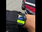 Apple watch mistakes Rapido bike ride for cycling.