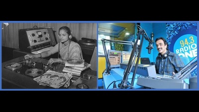 A woman radio presenter at an Akashvani studio. FM radio changed the game. Presenters became radio jockeys. There was banter and hyperlocal updates, talk of heartbreak and love. (Above) Brian Tellis, now an RJ with HT Media’s Radio One, has been on the air with various FM stations since 1993. (Photos: HT Archives) A woman radio presenter at an Akashvani studio. FM radio changed the game. Presenters became radio jockeys. There was banter and hyperlocal updates, talk of heartbreak and love. (Above) Brian Tellis, now an RJ with HT Media’s Radio One, has been on the air with various FM stations since 1993. (Photos: HT Archives)