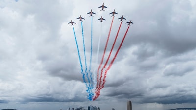The military parade in Paris called “Défilé du 14 juillet” is one famous tradition that takes place on Bastille Day. (AP)