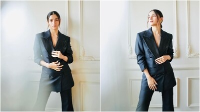 Alia's Instagram page is a treat for fashion lovers. The star often shares pictures from various red-carpet events and photoshoots with fans. Recently, her boss-babe avatar took the internet by storm. She wore a pinstriped charcoal grey suit and posted the photos online. (Instagram) Alia's Instagram page is a treat for fashion lovers. The star often shares pictures from various red-carpet events and photoshoots with fans. Recently, her boss-babe avatar took the internet by storm. She wore a pinstriped charcoal grey suit and posted the photos online. (Instagram)