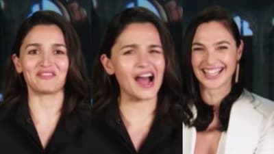 Alia Bhatt made Gal Gadot laugh.