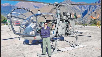 Group Captain Shaliza Dhami is the first woman to take charge of IAF’s frontline combat unit . (File photo) Group Captain Shaliza Dhami is the first woman to take charge of IAF’s frontline combat unit . (File photo)